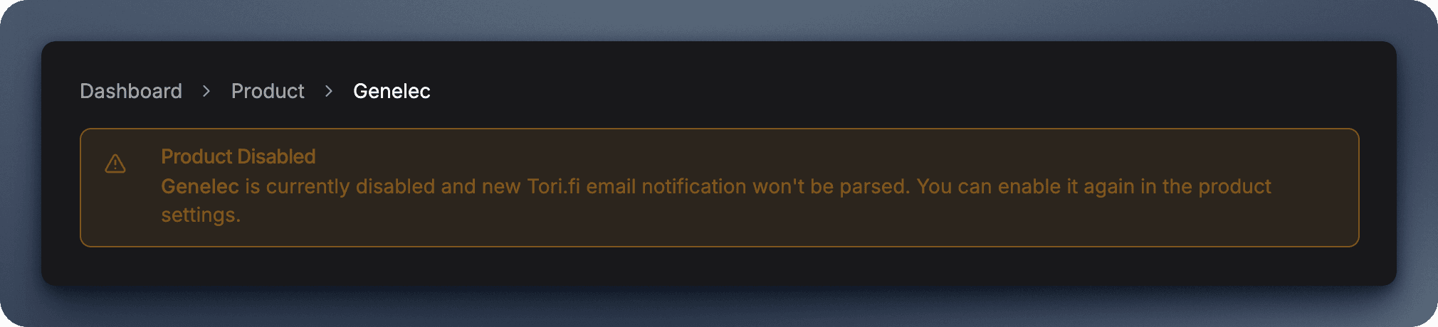 Bettertori Settings Menu