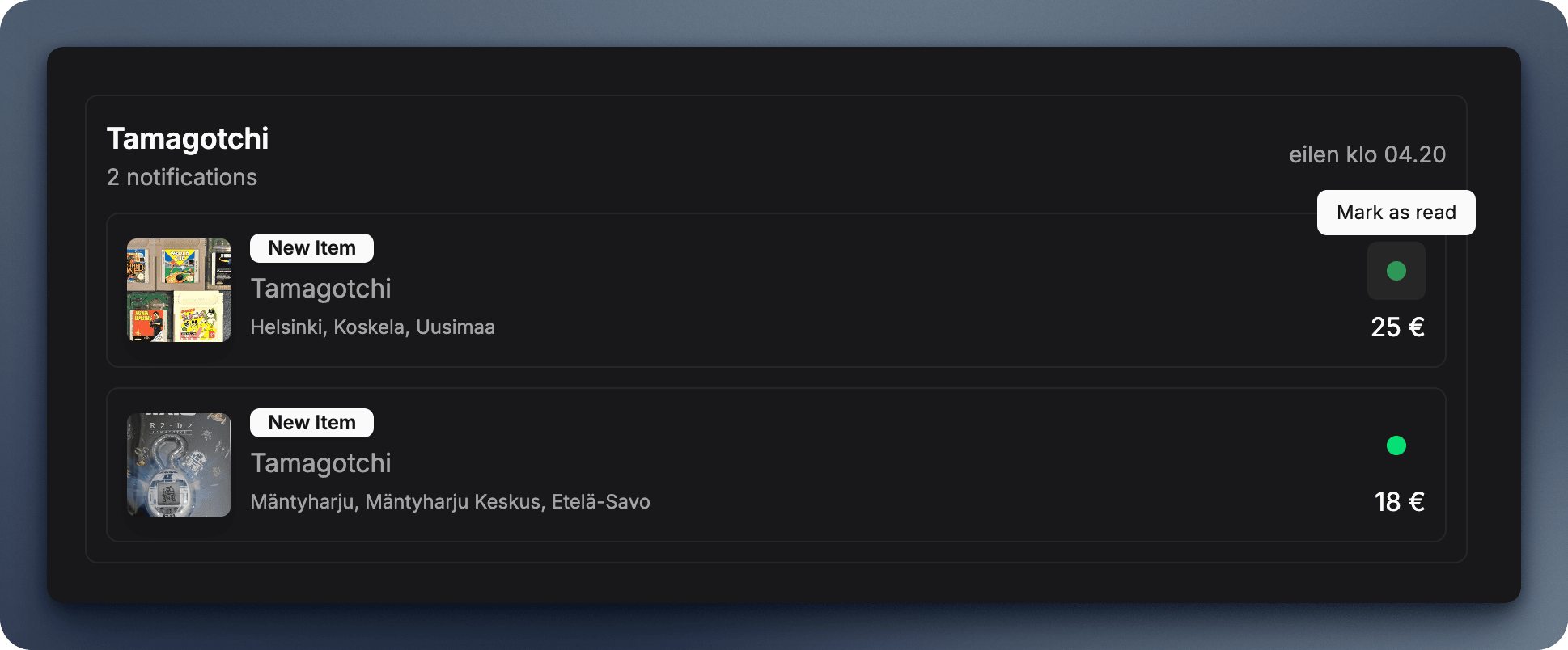 Bettertori Settings Menu