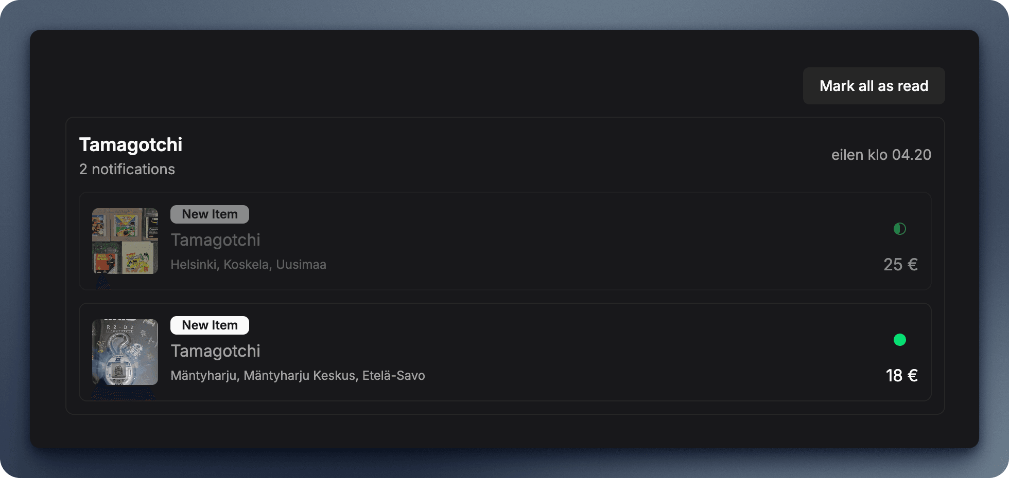 Bettertori Settings Menu